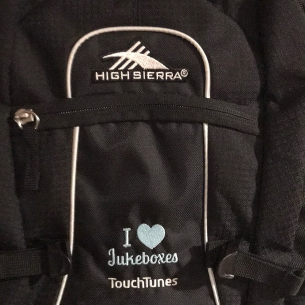 NWT High Sierra backpack “I heart jukeboxes”‎ logo - Picture 5 of 7